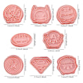 Miniatyrbild 2 av 5: Spiderman Superman kakformar söta form kakfondant bakning DIY-form 8 st/set