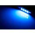 Miniatyrbillede 5 af 6: C5W Canbus 41mm Blå LED Flood Lights SV8.5 8 8 41mm Blå 2-pack