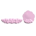 Miniatyrbillede 1 af 9: Skyformet håndledsstøtte og musemåttesæt ergonomisk smertelindring søde skrivebordstilbehør skridsikkert sæt Pink