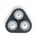 Miniatyrbillede 5 af 5: Erstatningsbarberhoved til S1000 S1010 S1020 S1050 S1060 S1070 Serie 1000 Blad Reservedelsblad [db] Black  Silver