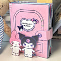 Miniatyrbilde 6 av 7: Stillebok Sanrio Doudou bok pedagogisk hjemmelaget Kuromi bok{EE} A9