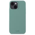 held iPhone 14 / 13 Skal Silikon Mossgrön Grön Silikon