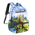 Pikkukuva 1 / 5: Minecraft-koulureput ala- ja yläkoululaisille, lasten reput, suuri kapasiteetti, mukava ja helppo kantaa D D
