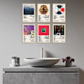 Miniatyrbild 4 av 5: Ye Kanye West Poster Folklore Album Reputation Poster Musikalbum Poster Estetisk Canvas Sovrum Väggkonst Dekor