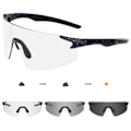 Pikkukuva 1 / 6: NRC Photochromic Pyöräilylasit Miesten Pyöräilylasit MTB Pyöräily Urheilu Aurinkolasit Polkupyörälasit Ulkoilulasit Gafas Ciclismo Tyyppi 15 Type 15 photochromic-1lens