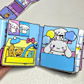 Miniatyrbilde 5 av 10: DIY Stillebok Sanrio Doudoubok Utdannende Kuromi Hjemmelaget Nest - Perfekt A one-size