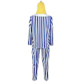 Miniatyrbild 5 av 5: Vuxen Bananer i pyjamas Kostym Blå Vit Randig Tröja Byxor Med Bananhuvud Män Kvinnor Party Kostym Halloween Bästa Val Blå Vit Blå vit Blue white S