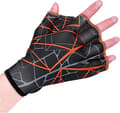 Nylon Simhandskar Vattensimhandskar Vattenträning Hand Simhud Small orange S