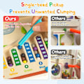 Miniatyrbilde 5 av 7: Montessori-leketøy for 3-6 år, Magnetisk labyrintspill for å lære farger og tall, Magnetisk bylabyrint, Treleketøy, Reisespill for barn Stad