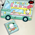 Pikkukuva 1 / 6: Hiljainen kirja Sanrio Doudou -kirja, opettavainen kotitekoinen Kuromi-kirja{EE} A6
