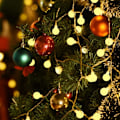 Miniatyrbilde 3 av 8: 6M 40 LED lyslenke kule lyslenke fest hagedekorasjon lampe festbelysning juledekorasjon (varm hvit)