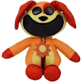 Miniatyrbilde 2 av 4: Smiling Critters Plysj, Morsom Smiling Critters Plysj, Søte Kosedyr Puter Dukkeleker for Fans Barn Gutter Jenter Bursdag [DB] Dog Day
