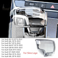 Miniatyrbild 1 av 5: Ushilife Bil Kristall Växelspaksknopp Dekorationsskydd för Audi A4 A4L A5 A6 A6L A7 A8 Q5 Q5L Q8 S4 S5 Q7 C8-B för Sline Logo B For Sline Logo