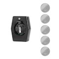 Miniatyrbillede 1 af 11: 5 stk. genopladelige knapcellebatterier med type C batterioplader Opladningsadapter til LIR2032, 2025 og 2016 batteri 0.05 0.05 Charger and LIR2032