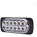 Miniatyrbillede 7 af 8: Super Lysstærk Rød 12-LED 12-24V Bil Lastbil Advarsel Alarm Nød Byggeri Vandtæt Blinkende Advarsels Stroboskop Kofanger Grill Baglygte Arbejdslys 12 LED Red