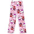 Miniatyrbild 1 av 2: Dam Tjejer Tecknade Pyjamasbyxor Sovkläder Söt Kitty Katt Spindelmannen Tryckta Sovkläder Loungebyxor Rosa Kitty Rosa Kitty Pink Kitty M