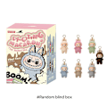 Miniatyrbillede 1 af 4: 1 stk. POP MART LABUBU The Monsters Etciting Macaron Plys Dukker Figur Legetøj Blind Boxes (Farve Tilfældig) First generation blind box