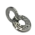 Miniatyrbillede 5 af 6: Klassisk IQ Metal Hjerne Teaser Magisk Perplexing Puzzle Hjerne Spin Puzzle Spil Lås Op Lås Op Ny Voksen Legetøj 20