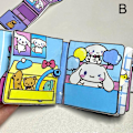 Miniatyrbilde 9 av 10: DIY Stillebok Sanrio Doudoubok Utdannende Kuromi Hjemmelaget Nest - Perfekt A one-size