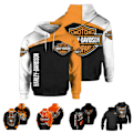 Miniatyrbild 4 av 6: Harley-Davidson Herr Hoodie D D L
