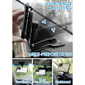 Miniatyrbillede 5 af 5: Biltelefonholder 360 Graders Rotation, Instrumentbræt Mobilholder til GPS og 4-7 Tommer Smartphones (Sort)