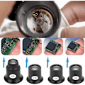 Miniatyrbilde 2 av 2: Sett med 4 Juveler Lup Watchmaker Loop 5X 10X 15X 20X Øyeforstørrer