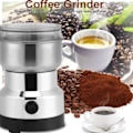 Miniatyrbillede 1 af 4: /QD/ Elektrisk Kaffekværn 100-200W Hørfrø Nødder Peber Krydderikværn Rustfrit Stål Mixer - RAI