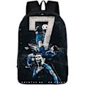 Miniatyrbild 1 av 2: DSFKJO216Cristiano Ronaldo Ryggsäck CR7 Grafisk Ryggsäck - Vattentät Ryggsäck Lättvikts Reseryggsäck för Utomhusbruk - Färg 13 - One Size [HK] 12.6x5.5x17in 32x14x43cm