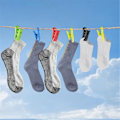 Miniatyrbild 3 av 5: 60 Sock Clips för Tvättmaskin och Torktumlare, Sock Clips med Krokar, Sockhållare Tvättmaskin, Dir