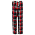 Miniatyrbillede 1 af 3: Ternet loungebukser til damer/kvinder rød/navy rutet rød/navy tern Red/Navy Check 3XL