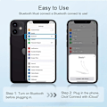 Miniatyrbilde 2 av 5: Kablede hodetelefoner for iPhone, kablede hodetelefoner, ørepropper