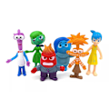 Miniatyrbillede 2 af 6: 6 stk. Inside Out Joy Riley Angst Tristhed Actionfigur Bil Kage Dekoration Model Legetøj 6PCS