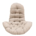Miniatyrbilde 1 av 5: Hengende eggstol tykk pute gyngestol pute, beige LANG