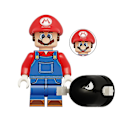 Miniatyrbillede 4 af 5: 8 stk./sæt Super Mario Minifigurer Samlede Byggeklodser Legetøj Mini Figur Samleobjekter Børnefødselsdagsgave Dekoration