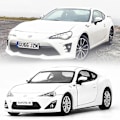 Miniatyrbillede 2 af 5: 1:36 Toyota Gt86 Skala Legering Bilmodel Metal Diecast Gaver Legetøj Børn Samling Legetøj Ornamenter Display F45 Red With box