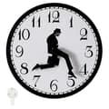 Walks Klocka, Silly Walk Väggklocka, En Intressant Väggklocka för Sovrum Kök Vardagsrum, Novel[HsSs] Black