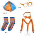 Miniatyrbillede 2 af 2: Engelsk læringsprogram for børn Blippi hat cosplay udklædningshat drenge og piger sjov beret