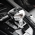 Miniatyrbild 4 av 5: Ushilife Bil Kristall Växelspaksknopp Dekorationsskydd för Audi A4 A4L A5 A6 A6L A7 A8 Q5 Q5L Q8 S4 S5 Q7 C8-B för Sline Logo B For Sline Logo