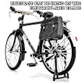 Miniatyrbild 3 av 10: Retro cykelmodellkit, miniatyrmetallprydnad för konstsamling, leksaker för barn - Perfet Black (DIY)