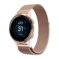 Miniatyrbillede 5 af 6: Rustfrit stål Milanese magnetisk rem til Garmin venu 2/venu SQ/venu 2S Venu SQ 22mm Venu SQ Rose Gold