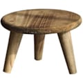Miniatyrbild 1 av 6: Mini Rund Träpall Kort Träpall för Växter Mini Träpall Display för Hem Uteplats