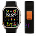 Pikkukuva 1 / 7: Trail-ranneke Apple Watch Ultra 2 -rannekkeelle 49mm 44mm 45mm 40mm 41mm 38mm 42mm 45 44mm rannekoru iWatch-sarja 8 9 7 6 5 3 katso Musta Musta Black 42 44 45 49mm