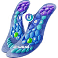 Miniatyrbild 1 av 8: Akusoli Akupressur innersulor, ortopediska unisex-innersulor, lindrar fotvärk S 35-39