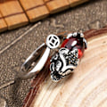 Miniatyrbild 2 av 4: 2:a Feng Shui Ring Pixiu Mani Mantra Skydds Fingerring Förmögenhetsring Amulett Lycka Öppen Justerbar Ring