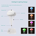 Miniatyrbilde 6 av 9: Jellyflow Lampe, Oppladbar Flytende Manetlampe, LED Bærbar RGB Gradient Manetlampe Stemmestyring