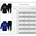 Pikkukuva 6 / 6: Miesten treenisetti hupparilla, pitkähihainen huppari collegepaita takki + lenkkeilyhousut treenihousut asu taskuilla B 2XL 2XL B