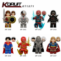 Miniatyrbillede 1 af 5: 8 stk. Superhelt The Flash Actionfigurer Byggeklodser Legetøjssæt Kamphelt Karakterfigurer Samlerobjekter til Børn