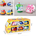 Pikkukuva 5 / 5: In 1 Robocar Poli Muuntautuva Auto Lelut Set_lp 83168-9