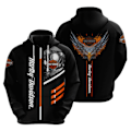 Miniatyrbild 1 av 6: Harley-Davidson Herr Hoodie C C M
