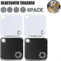 4-pack Tile Bluetooth-tracker – Spårare med utbytbart batteri för nycklar, husdjur och GPS-sökning
